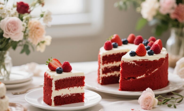 bolo red velvet tradicional