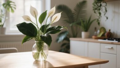 lírio-da-paz é a planta perfeita