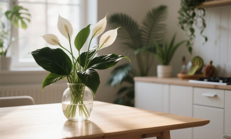 lírio-da-paz é a planta perfeita