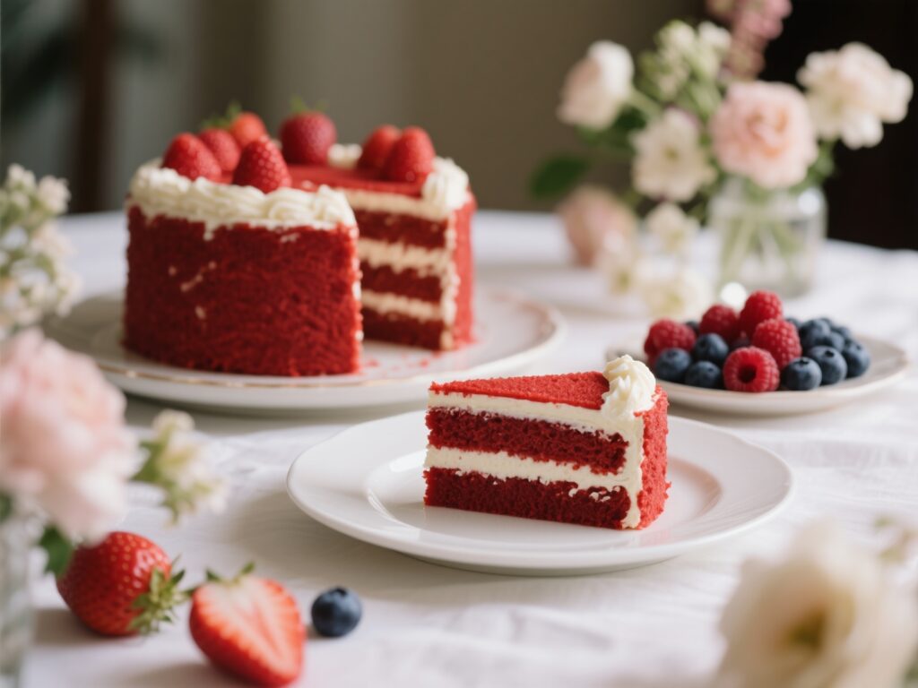 bolo red velvet tradicional