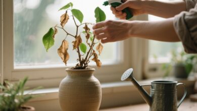 Como recuperar plantas secas ou doentes