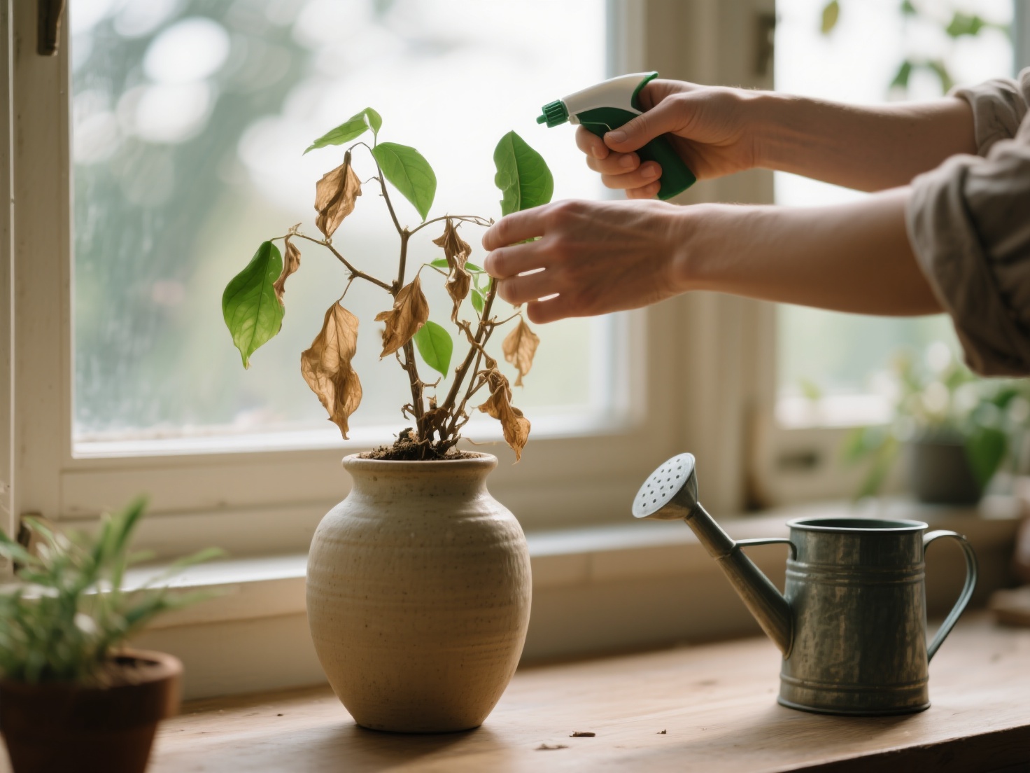 Como recuperar plantas secas ou doentes