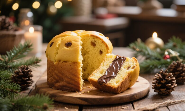 Receita de Panetone Recheado Caseiro