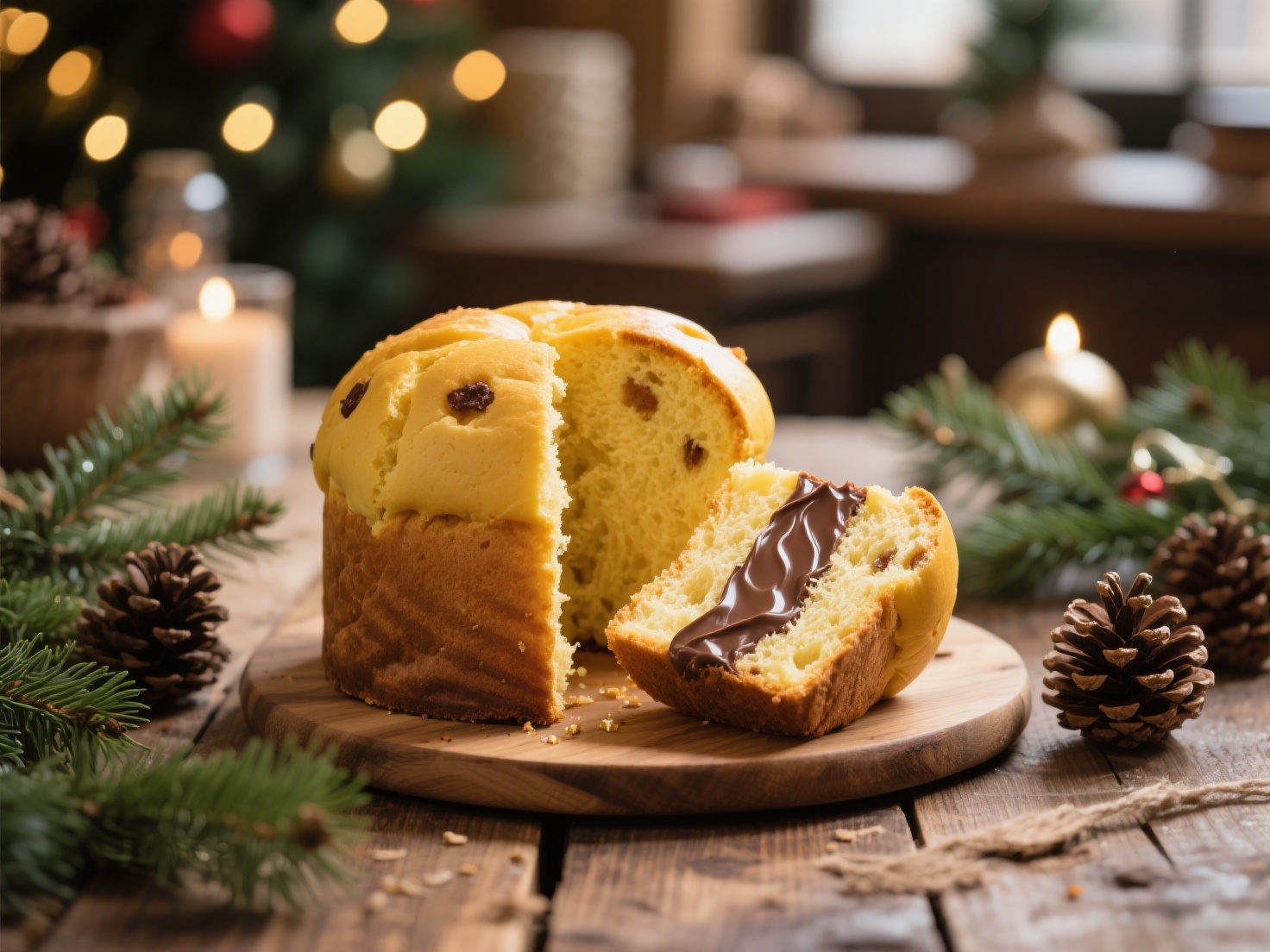 Receita de Panetone Recheado Caseiro