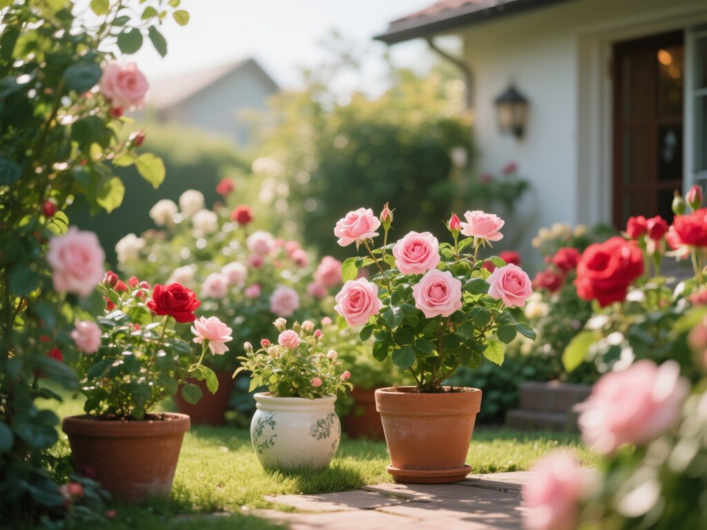 Cultivar rosas em casa