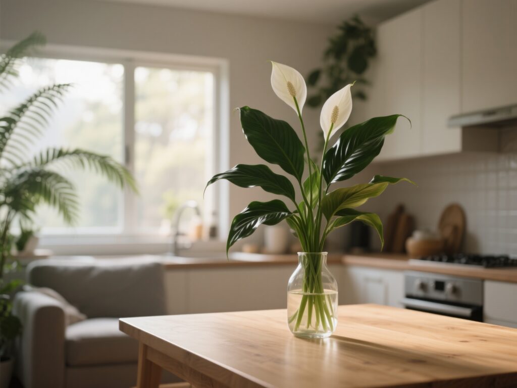 lírio-da-paz é a planta perfeita