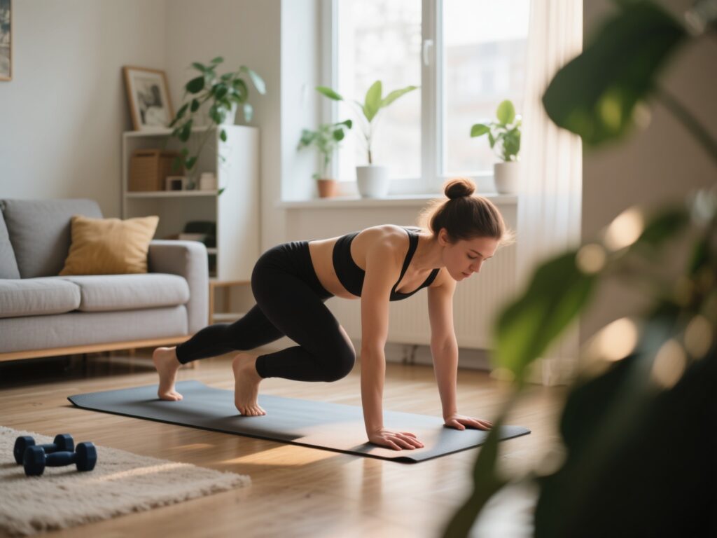 Dicas para treinar em casa sem equipamentos