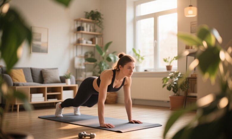 Dicas para treinar em casa sem equipamentos