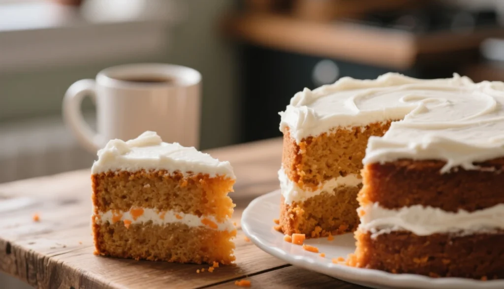Receita de carrot cake americano com cobertura de cream cheese