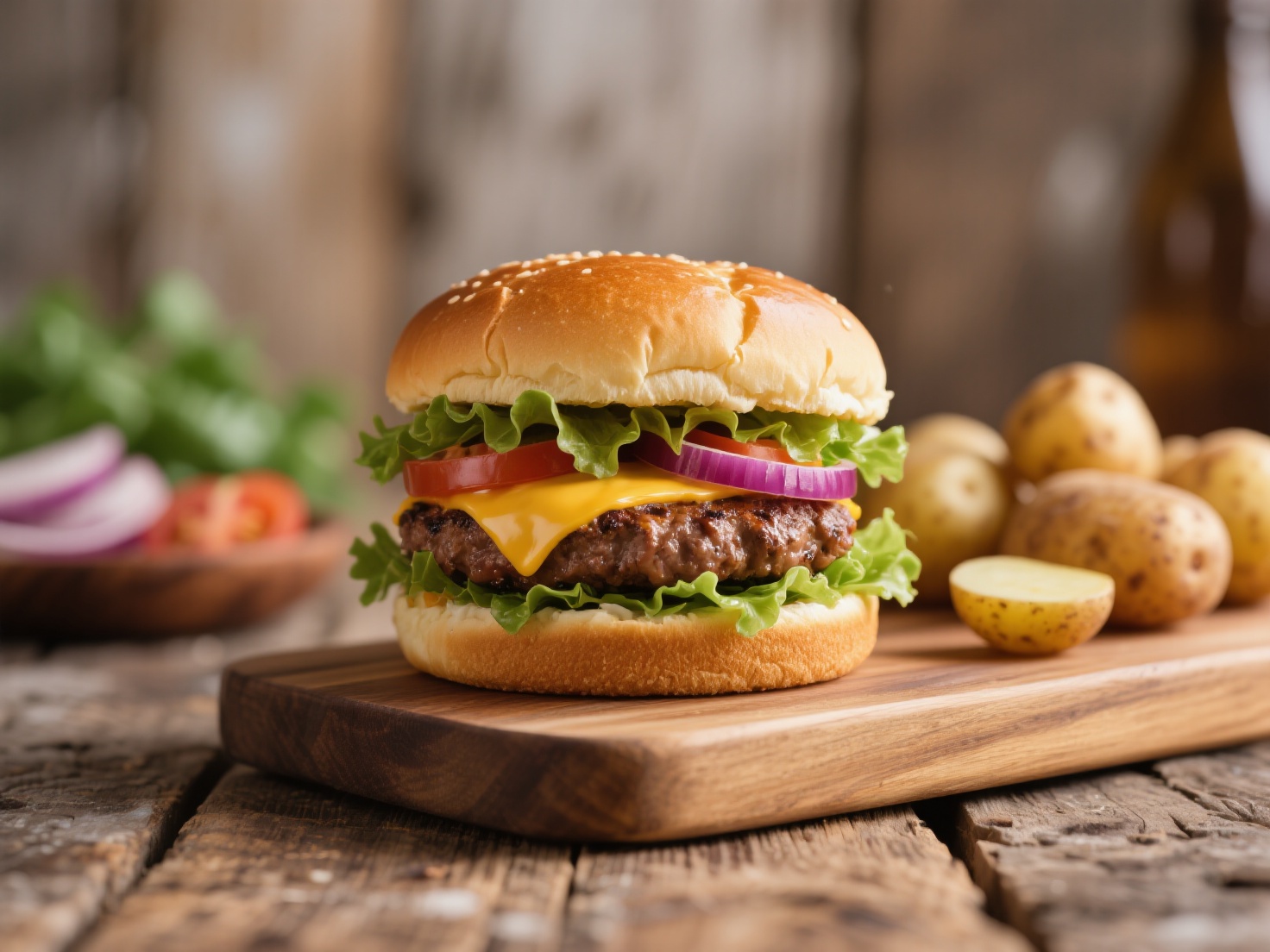 Receita de Hambúrguer Artesanal