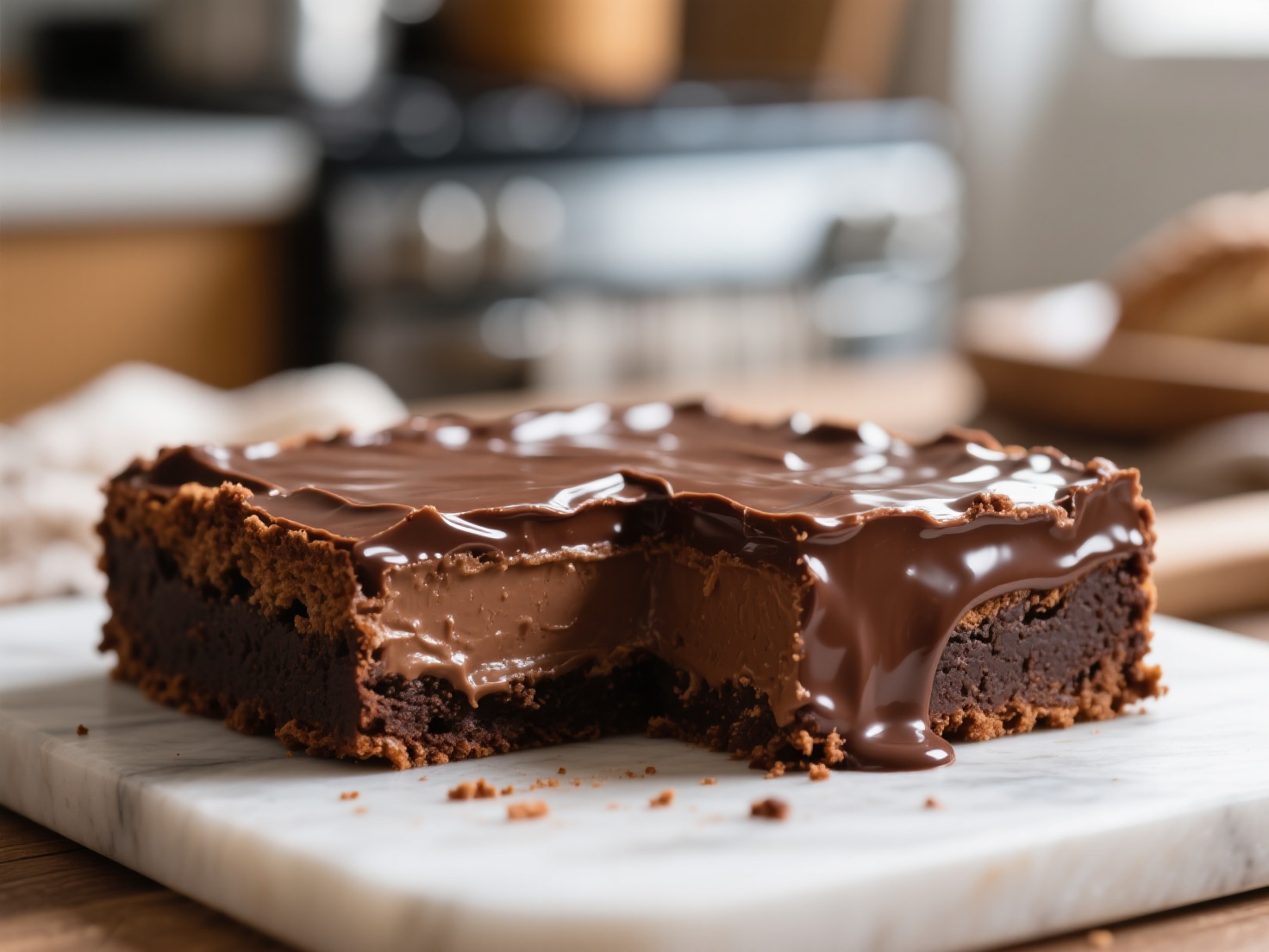 Receita de Brownie Cremoso