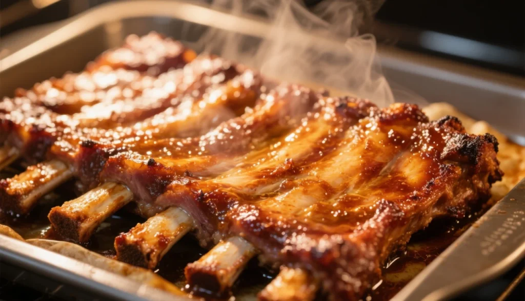 Receita Costelinha de Porco Caramelizada no Forno Suculenta