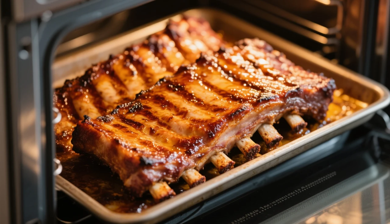 Receita Costelinha de Porco Caramelizada no Forno Suculenta